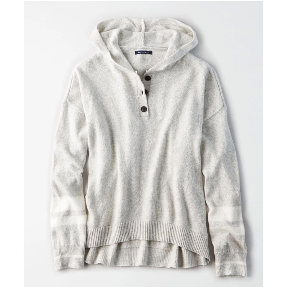 AE // Slouchy Henley Hoodie